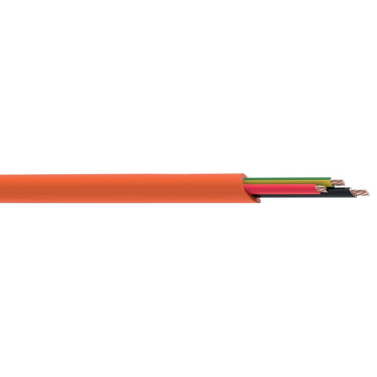 Deta 5m 450/750V V90 2.5mm 2 Core E 1 Phase Cable - Orange - Durable & Flexible – view 2 - Auzzistore