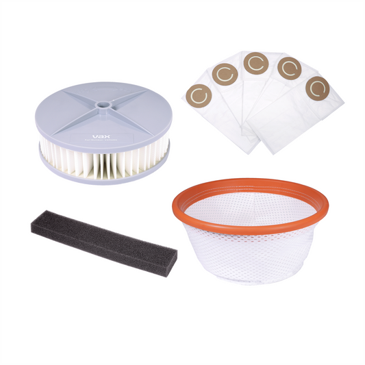 Vax Commercial Backpack Vacuum Accessory Pack - 7 Pack - Filters - Easy Use - Auzzistore