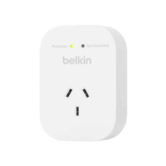 Belkin 1 Outlet Surge Protector - 1800 Joules - RCM Certified - Compact Design