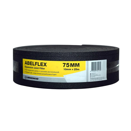 Ormonoid Expansion Joint Filler - 10mm x 75mm x 25m Polyethylene Foam - Auzzistore
