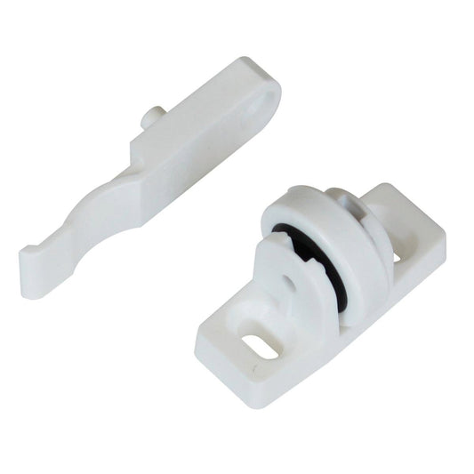 Kaboodle Corner Door Roller Catch - Plastic - 85mm - Prevents Sagging - Auzzistore