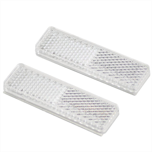 Goliath Clear Reflector - 70 x 25mm - Plastic - Self Adhesive - Easy Install