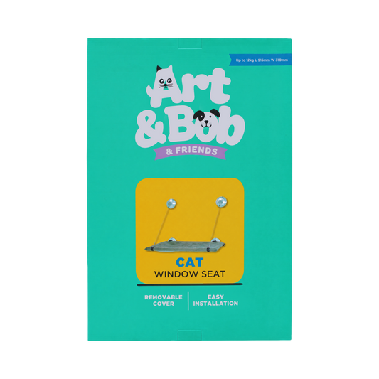 Art Bob Cat Seat Window 310x510mm - Comfortable Resting Place - Easy Installation