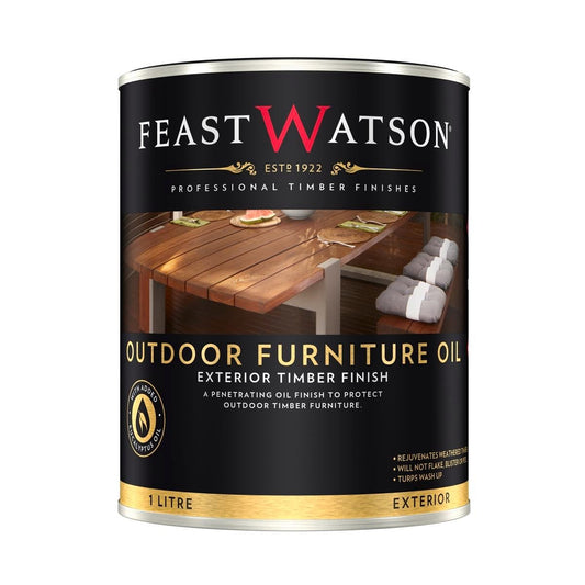 Feast Watson Outdoor Furniture Oil Clear 500ml UV Resistant Timber Care - Auzzistore