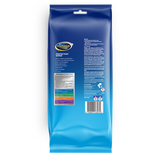 Polyglaze Auto Protectant Wipes - 30 Pack - Biodegradable - 115mm x 210mm – view 2