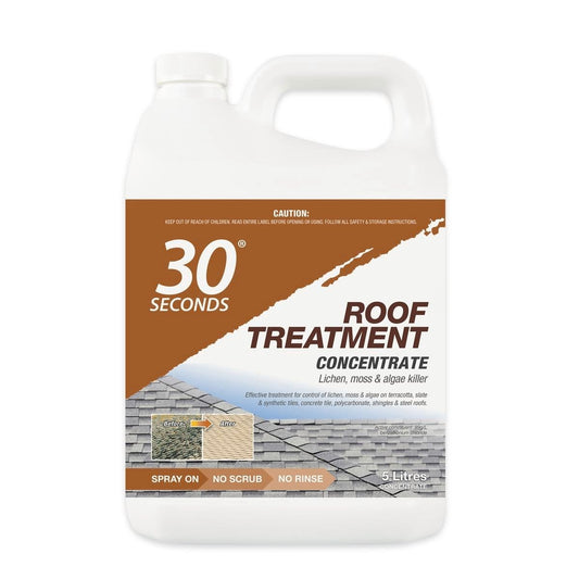 30 SECONDS® Roof Treatment Concentrate - 5L Liquid - Non Bleach - Economical