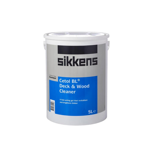 Sikkens 5L Cetol BL Deck and Wood Cleaner - Fast Acting Gel - Easy Use