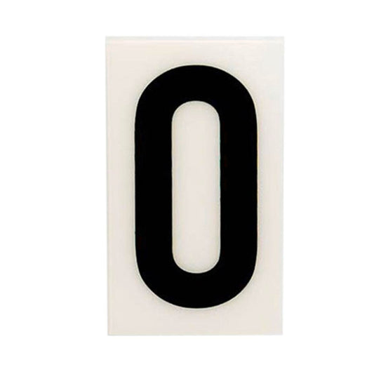 Sandleford 85mm White Self Adhesive House Letter O - Durable Polycarbonate - Auzzistore