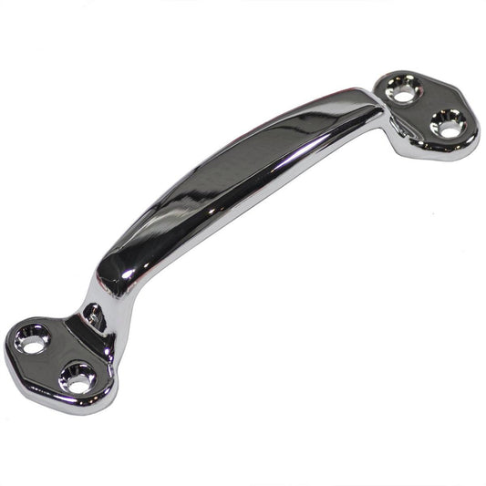 Goliath 210mm Metal Pull Handle - Chrome Plated - Steel - Weather Resistant