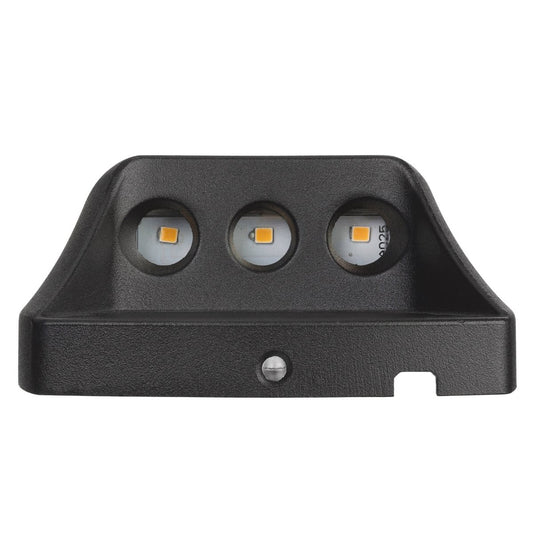 Brilliant 2W Black Navigate Garden LED Step Light - 88mm x 88mm x 40mm – view 2