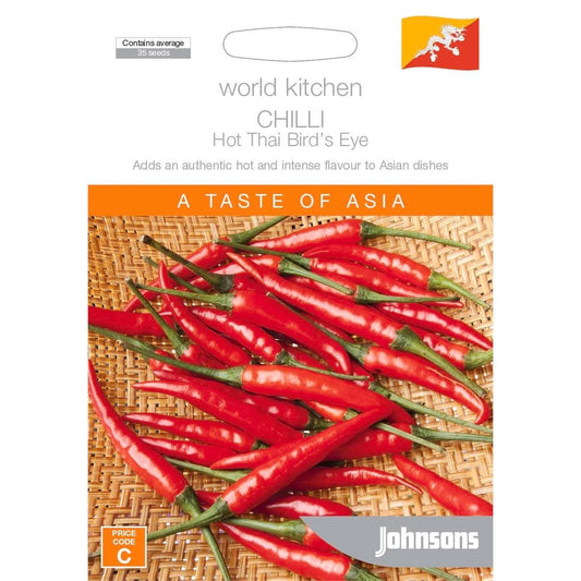 Johnsons Chilli Hot Thai Bird's Eye Seeds - 7.5cm - Seeds - Easy Grow