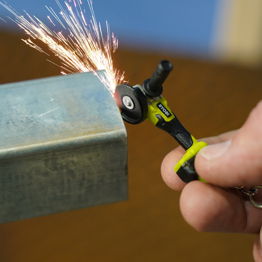 Ryobi Mini S Angle Grinder Keyring - 33mm x 96mm x 17mm - Collectible Replica – view 2
