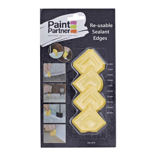Paint Partner Silicone Scraper Set - 4 Piece - Flexible - Easy Clean - Auzzistore