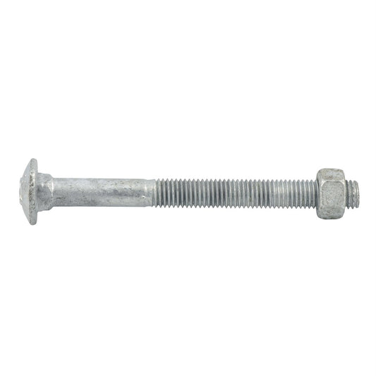 Zenith Hot Dip Galvanised Cup Head Bolts Nuts M12 x 130mm 12 Pack – view 2 - Auzzistore