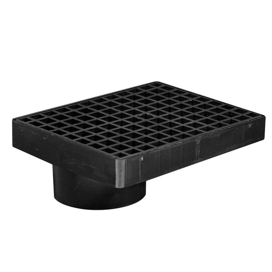 Holman Offset Grate 190 x 150mm UPVC Black Durable Drainage Solution