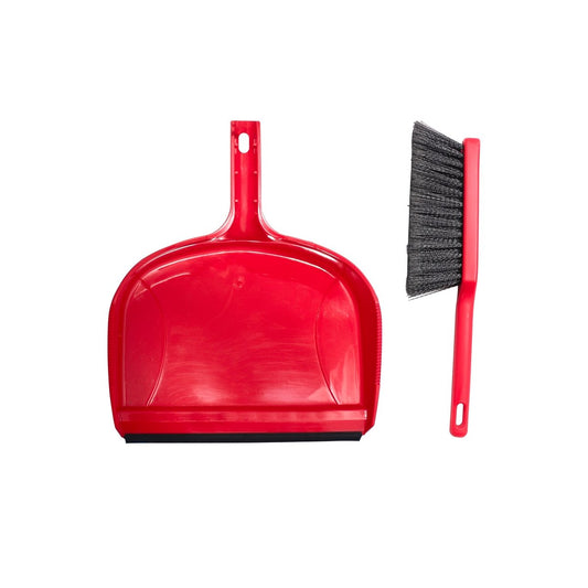 All Set Jumbo Dustpan and Brush Set - 335mm Polypropylene - Easy Storage – view 2