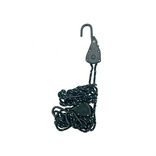 Grunt Rope Ratchet Tie Downs 3mm x 1.8m 2 Pack Auto Lock Benefits – view 2