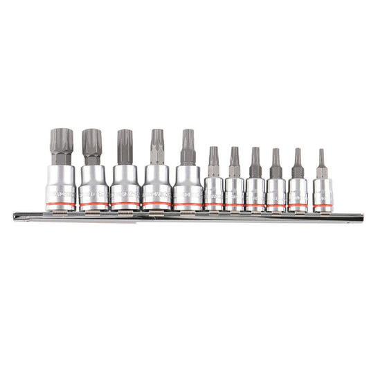 Kincrome Tamperproof Torx Screwdriver Set - 11 Piece - S2 Steel - Heavy Duty