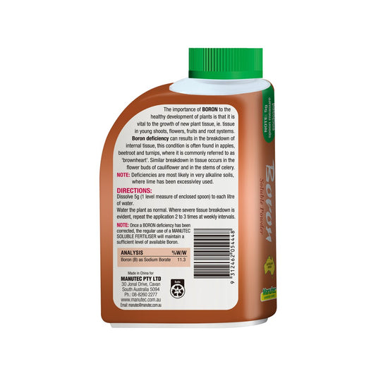 Manutec 500g Soluble Boron - Boron Supplement - Crystalline - Safe for Vegetables – view 2 - Auzzistore
