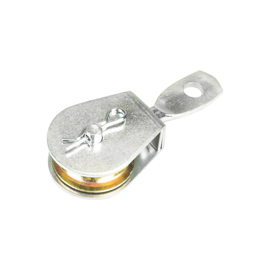 Pinnacle 38mm Zinc Plated Pulley Swivel Fixed - 150kg Load Capacity - Durable - Auzzistore