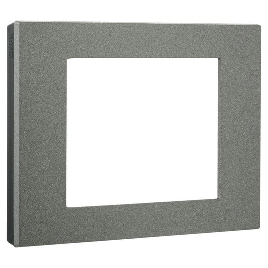 Hpm Vivo Coverplate Grey Gloss - 118mm x 85mm - Durable & Modern Design