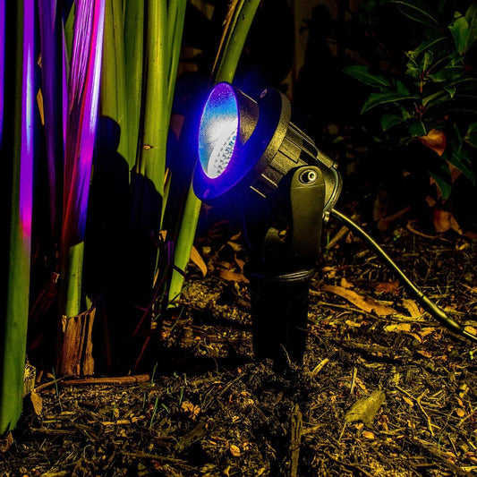 Holman RGB Colour Spotlight - 100mm - Matte Black - Waterproof - Dimmable – view 2