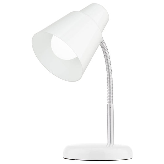 Verve Design Brylee Desk Lamp - Adjustable Gooseneck - White - 135mm x 340mm – view 2