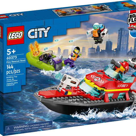 LEGO City Series 60373 Fire Rescue Boat- Auzzi Store