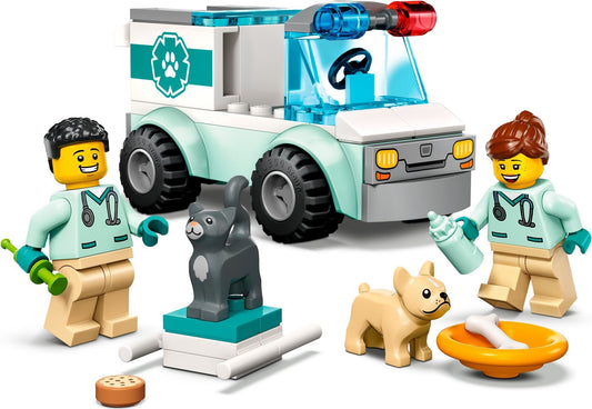 LEGO 60382 Vet Van Rescue – Ultimate Animal Care Playset for Kids – view 2 - Auzzistore