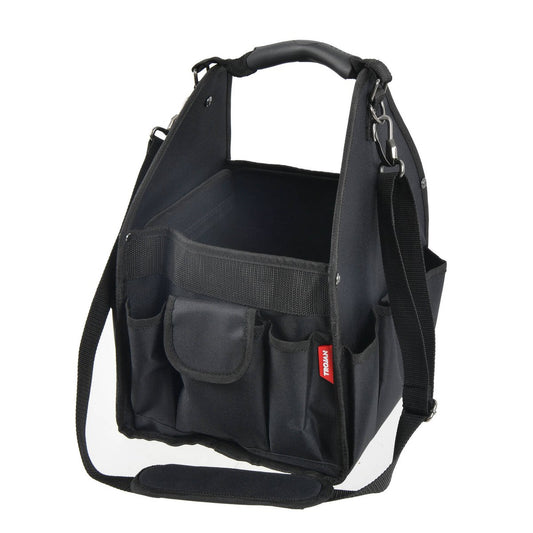 Trojan Tool Tote - 280mm - Black - Durable Storage Solution - Compact Design - Auzzistore