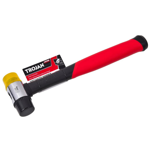 Trojan Fibreglass Soft Face Hammer 8oz 225g - Ergonomic Handle - Multi – view 2 - Auzzistore