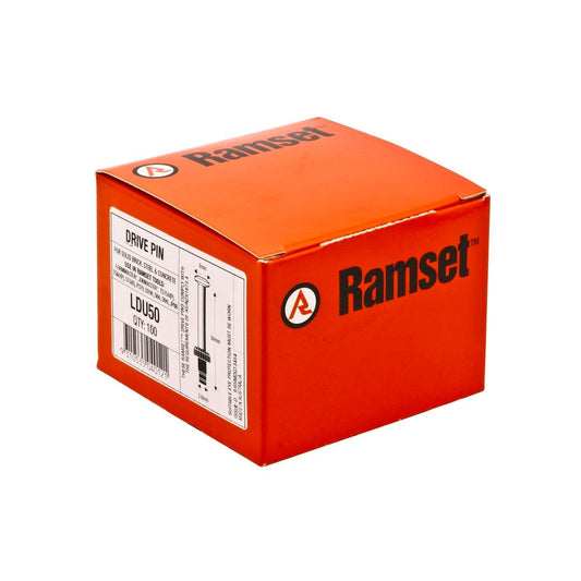 Ramset Nail Gun Drive Pins 3 8 x 50mm Zinc Steel 1200N Shear Strength - Auzzistore
