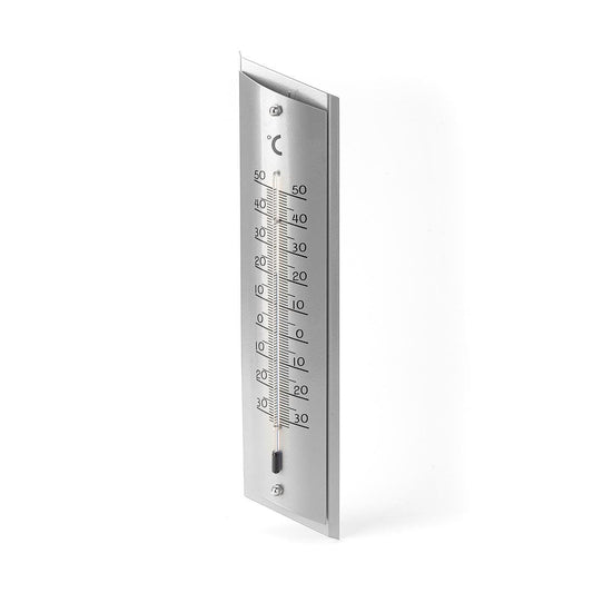 Holman Wall Thermometer - 250mm Aluminium - Easy Read - Mercury Free - Auzzistore