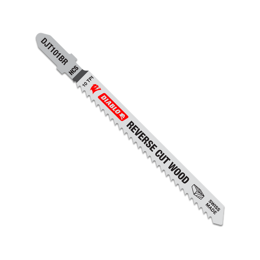 Diablo 100mm High Carbon Steel Jig Saw Blade - Reverse Cuts - 5 Pack – view 2 - Auzzistore