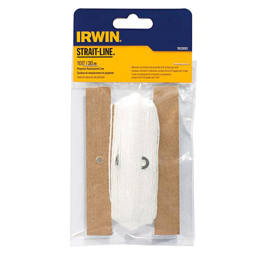 Irwin 30m Polyester Replacement Chalk Reel - 30m - Durable - Easy To Use - Auzzistore