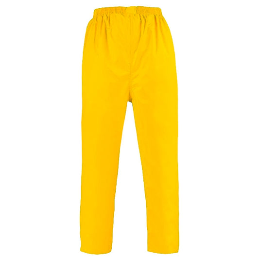 Gripwell XXL Wet Weather Trousers - Elastic Waist - Yellow - PVC - 2XL – view 2