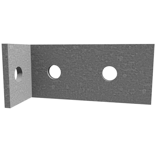 Dunnings Galvanised Angle Bracket 50x100x50mm 5mm Steel Heavy-Duty - Auzzistore