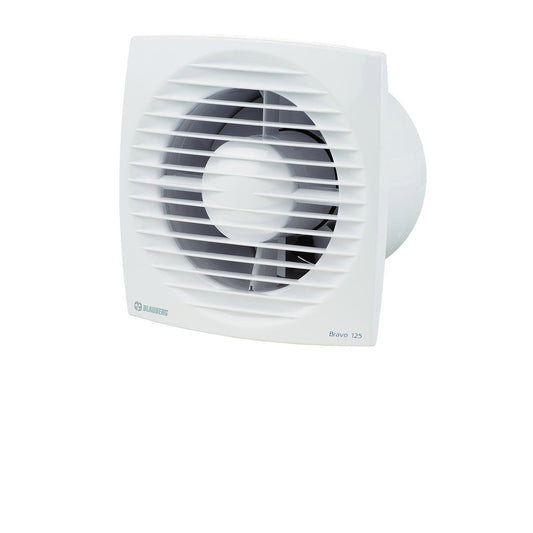 Blauberg Wall Ceiling Exhaust Fan - 125mm - High Gloss ABS - Low Profile - Auzzistore