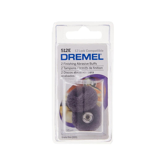 Dremel Finishing Abrasive Buffs 320 Grit 2 Pack Non-Woven Fast Change - Auzzistore