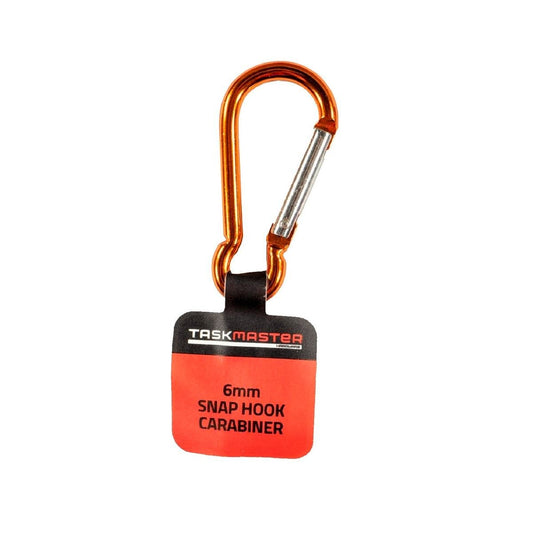 Taskmaster Carabiner 6mm Aluminium - Assorted Colours - Durable Design - Auzzistore