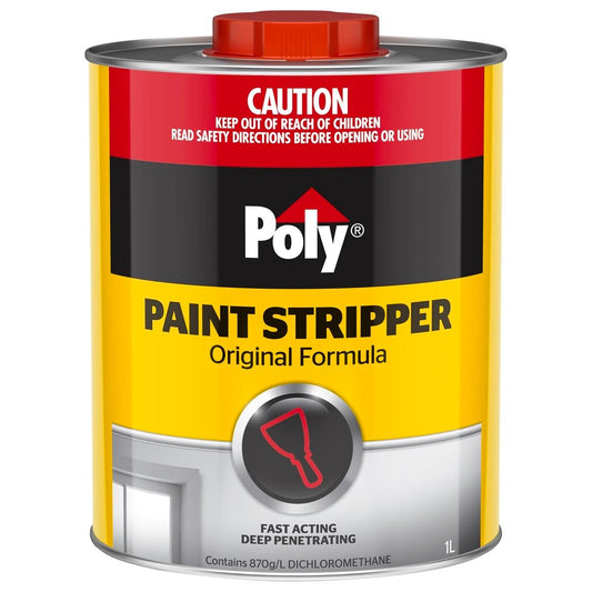 Poly 1L Polystrippa Paint Stripper - 1L - Dichloromethane - Fast Acting - Auzzistore