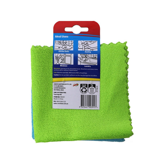 Mr Clean All Purpose Microfibre Cloths 3 Pack - 155mm x 200mm - Effective Cleaning – view 2 - Auzzistore