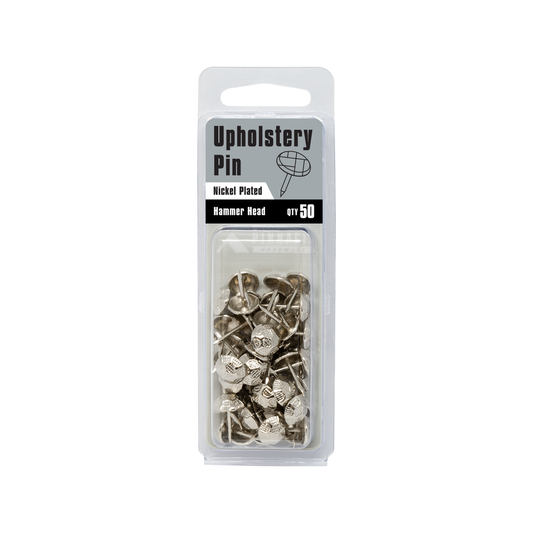 Pinnacle Upholstery Nails - 50 Pack - Nickel Plated - 40mm - Durable – view 2 - Auzzistore