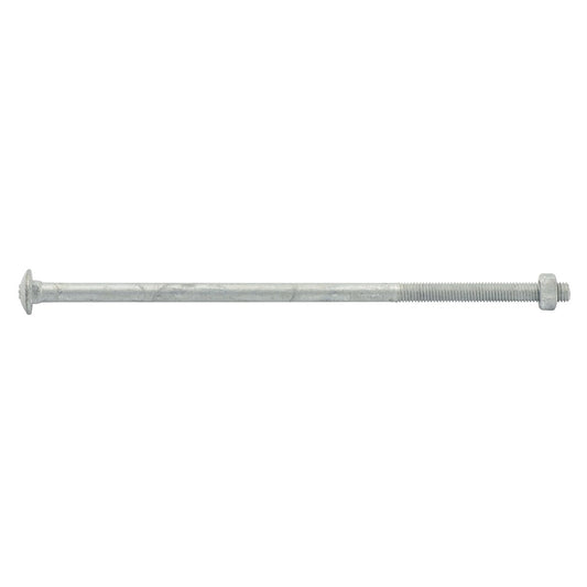 Zenith M10 x 260mm Hot Dip Galvanised Cup Head Bolts And Nuts 12 Pack – view 2