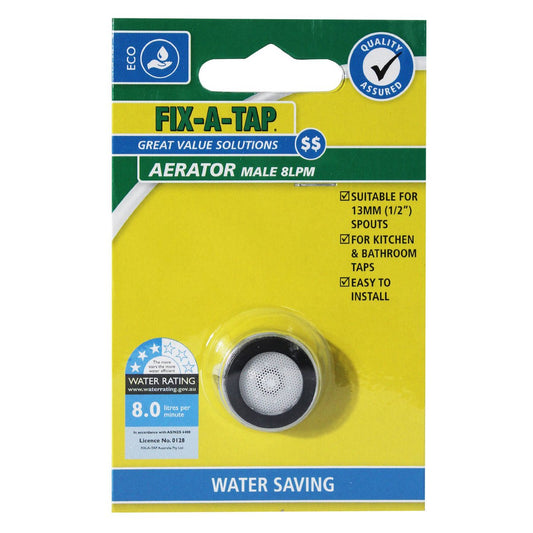 Fix a Tap Wels Male Aerator 8LPM 3 Star 13mm - Easy DIY Installation – view 2 - Auzzistore