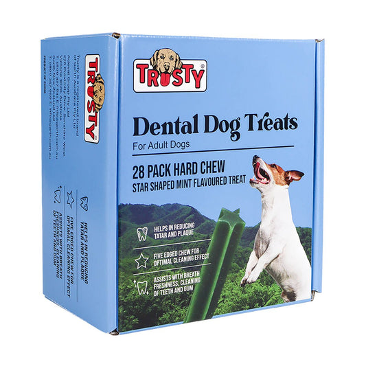Trusty Star Mint Flavoured Hard Chew Stick Dog Treats 28 Pack - 504g - Dental Care – view 2