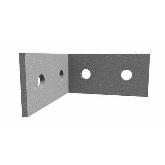 Dunnings Angle Bracket - 100mm x 100mm x 50mm - Hot Dip Galvanised - Heavy Duty - Auzzistore