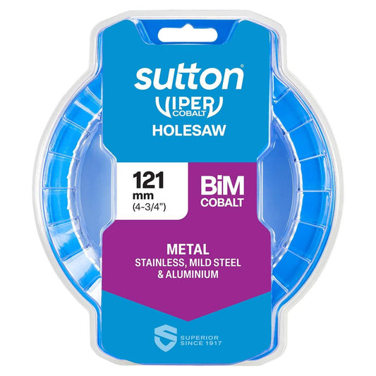 Sutton Tools 121mm Viper Cobalt Bi Metal Holesaw - Durable Cutting Tool - Auzzistore