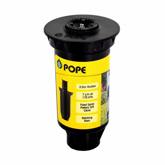 Pope 50mm Master Pop-Up Sprinkler - 3/4 Circle - ABS Plastic - Efficient Watering - Auzzistore