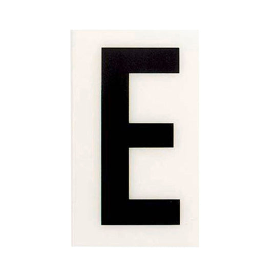Sandleford 60mm White Self Adhesive House Letter E - Durable Polycarbonate